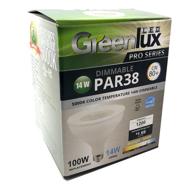 High Quality LED 14w 120v Dimmable PAR38 Daylight FL40 Light Bulb - 100w Equiv. For Cheap - Image 3