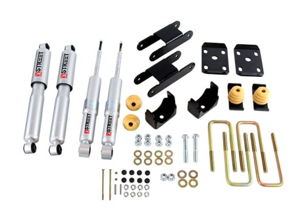 Belltech 2015 GM Colorado Canyon Ext Cab Short Bed Lowering Kit w ND II Shocks - 0-3in F 4in R Drop For Sale - Image 3